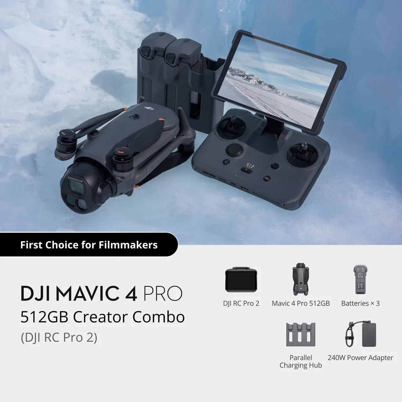 Mavic 4 Pro 512GB Creator Combo (DJI RC Pro 2)