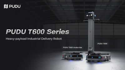 Pudu T600 Heavy payload industrial delivery robot introduction video
